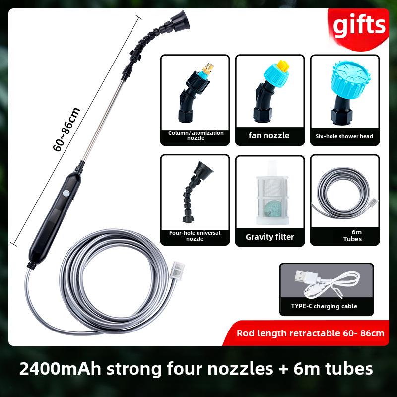 Электрический пистолет-распылитель для пестицидов и дезинфекции дома
Электрический пистолет-распылитель для пестицидов и дезинфекции дома