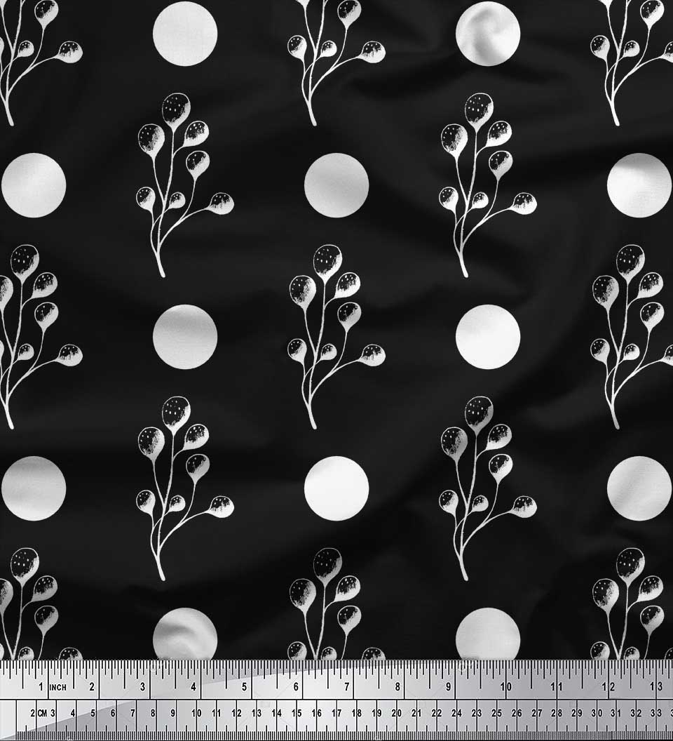 Soimoi Black Poly Snap Fabric Ткань в горошек и ягоды с фруктовым принтом 1 метр 42 дюйма 42 Inch Wide - Poly Crepe чёрный
Soimoi Black Poly Snap Fabric Ткань в горошек и ягоды с фруктовым принтом 1 метр 42 дюйма 42 Inch Wide - Poly Crepe чёрный