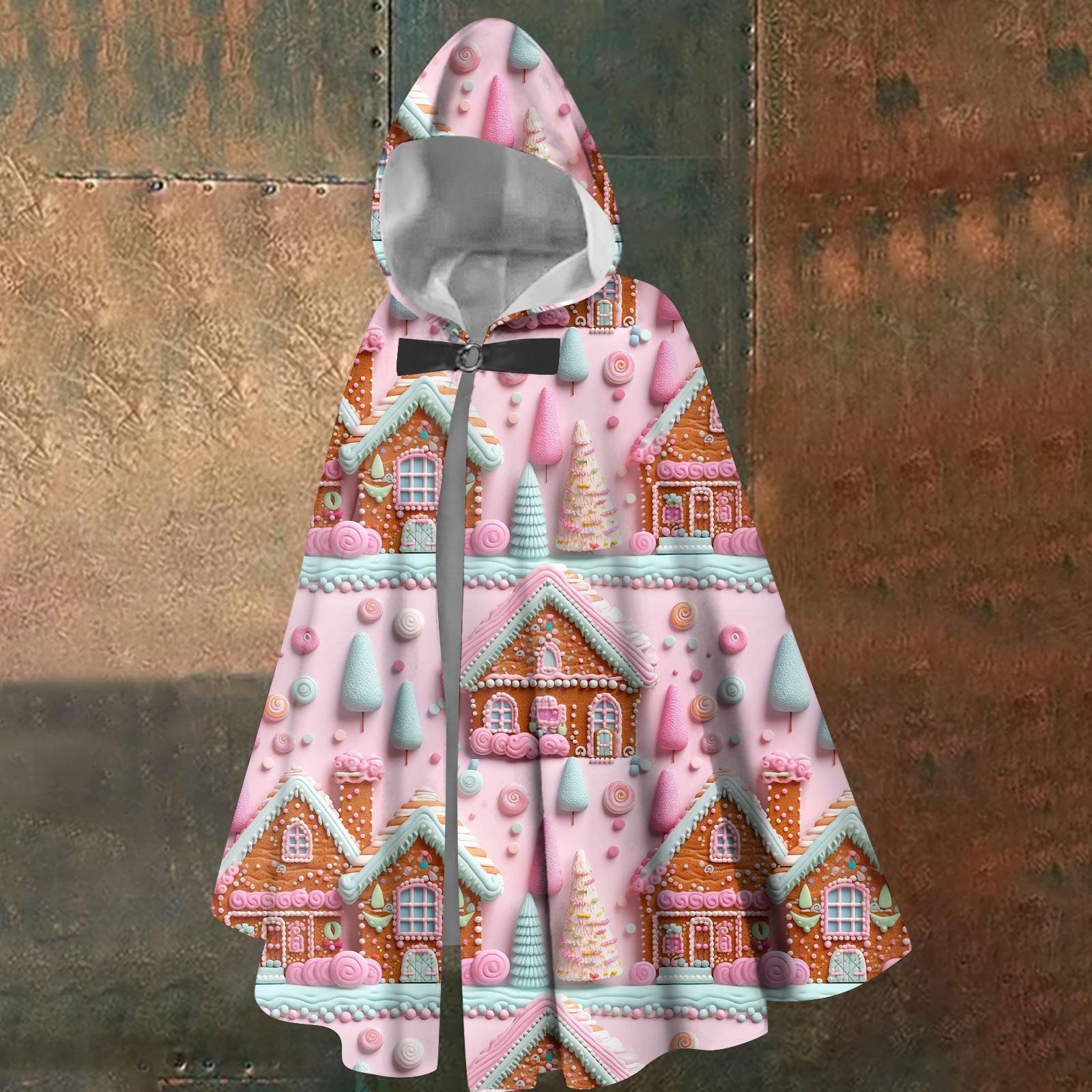 Рождественский принт - унисекс ретро вертикальная накидка длинная накидка с капюшоном One Size розовый
Рождественский принт - унисекс ретро вертикальная накидка длинная накидка с капюшоном One Size розовый