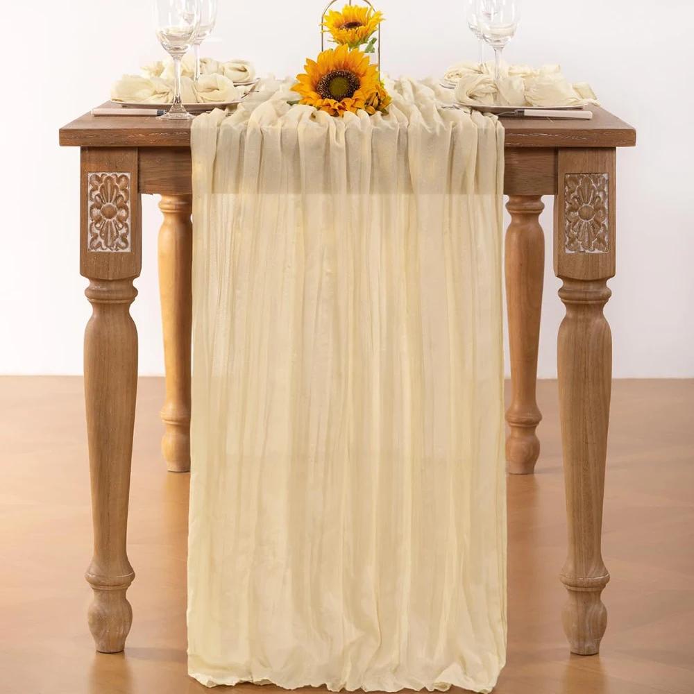 Lilac Purple Lavender Cheesecloth Table Runner Wedding Party Boho Rustic Gauze Table Runner Bridal Shower Birthday Decorations 90x180cm хакі
Lilac Purple Lavender Cheesecloth Table Runner Wedding Party Boho Rustic Gauze Table Runner Bridal Shower Birthday Decorations 90x180cm хакі