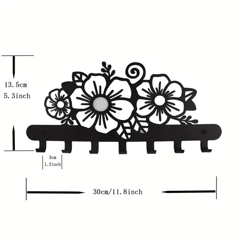 1шт. Металлическая настенная вешалка - креативный крючок для хранения с изображением животных/цветов, идеальный вешалка для одежды для дома светло-серый
1шт. Металлическая настенная вешалка - креативный крючок для хранения с изображением животных/цветов, идеальный вешалка для одежды для дома светло-серый