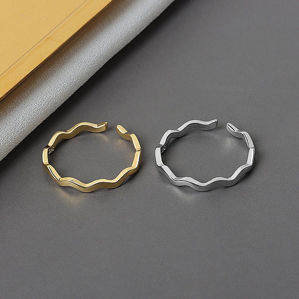 Couple S925 Girls Fashion Jewelry Adjustable Open Rings Thin Line Party Accessories Finger Ring
Couple S925 Girls Fashion Jewelry Adjustable Open Rings Thin Line Party Accessories Finger Ring