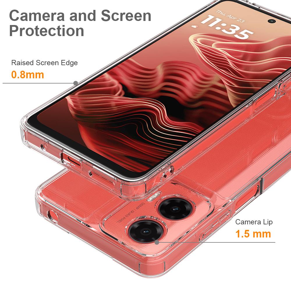 For Motorola Moto G35 5G Clear Phone Case TPU+Acrylic Shockproof Phone Back Cover Style A
For Motorola Moto G35 5G Clear Phone Case TPU+Acrylic Shockproof Phone Back Cover Style A