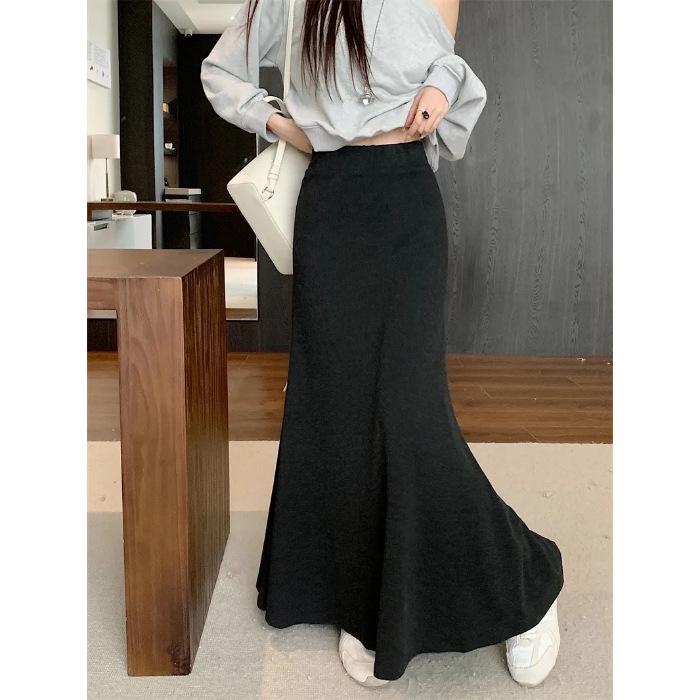 Elegant High-Waisted Draped Fishtail Midi Skirt for Women - Effortlessly Stylish and Versatile for Spring and Summer Small
Elegant High-Waisted Draped Fishtail Midi Skirt for Women - Effortlessly Stylish and Versatile for Spring and Summer Small