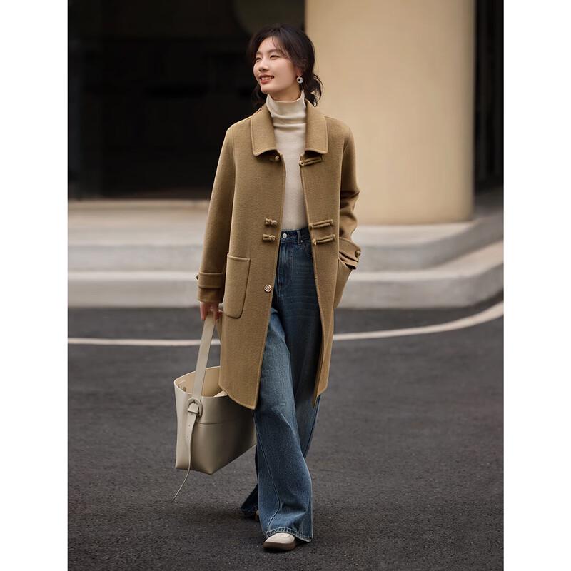 XWI Women s New Chinese Style Frog Button Wool Coat M
XWI Women s New Chinese Style Frog Button Wool Coat M