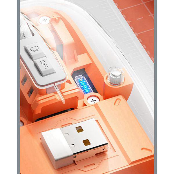 FMOUSE Wireless Bluetooth Tri-Mode Transparent Mouse, Bean Paste Green, ABS Material, 11.3*. Other
FMOUSE Wireless Bluetooth Tri-Mode Transparent Mouse, Bean Paste Green, ABS Material, 11.3*. Other