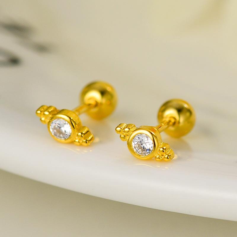 Genuine 925 Sterling Silver Mini Zircon Candy Earrings for Women Korean Cute Simple Jewelry Accessories золотой
Genuine 925 Sterling Silver Mini Zircon Candy Earrings for Women Korean Cute Simple Jewelry Accessories золотой