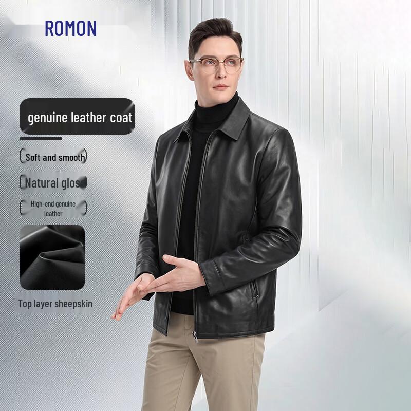 Luo Meng Men s First-Layer Sheepskin Business Casual Leather Jacket 4XL
Luo Meng Men s First-Layer Sheepskin Business Casual Leather Jacket 4XL