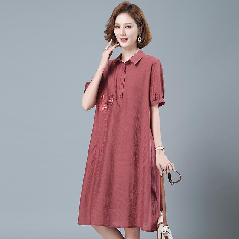 Элегантное летнее платье большого размера для женщин среднего возраста - с короткими рукавами, юбка миди (2021) 3X-Large
Элегантное летнее платье большого размера для женщин среднего возраста - с короткими рукавами, юбка миди (2021) 3X-Large