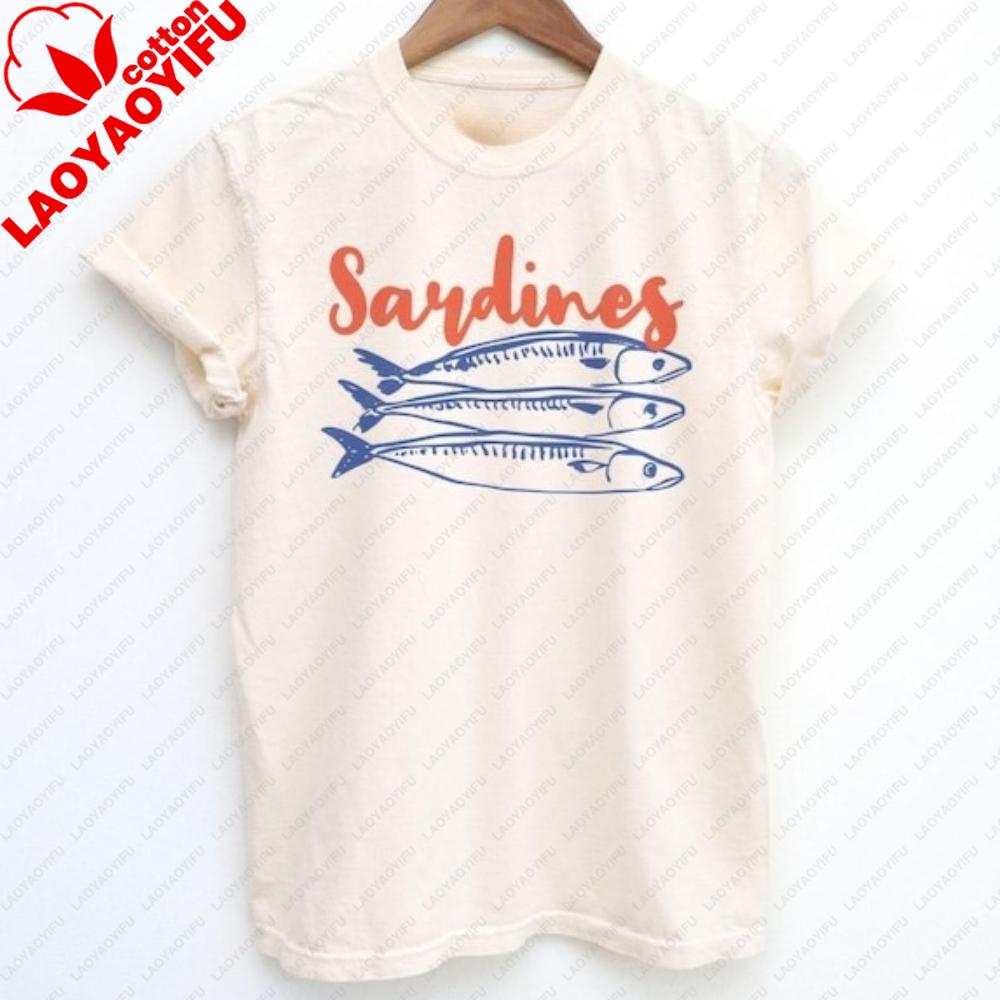 Fish Sardines Tshirt Vintage Sardine Coastal Aesthetic Travel Shirt Retro Graphic Tee Unisex Women Unisex Trendy Women Clothing Top S
Fish Sardines Tshirt Vintage Sardine Coastal Aesthetic Travel Shirt Retro Graphic Tee Unisex Women Unisex Trendy Women Clothing Top S