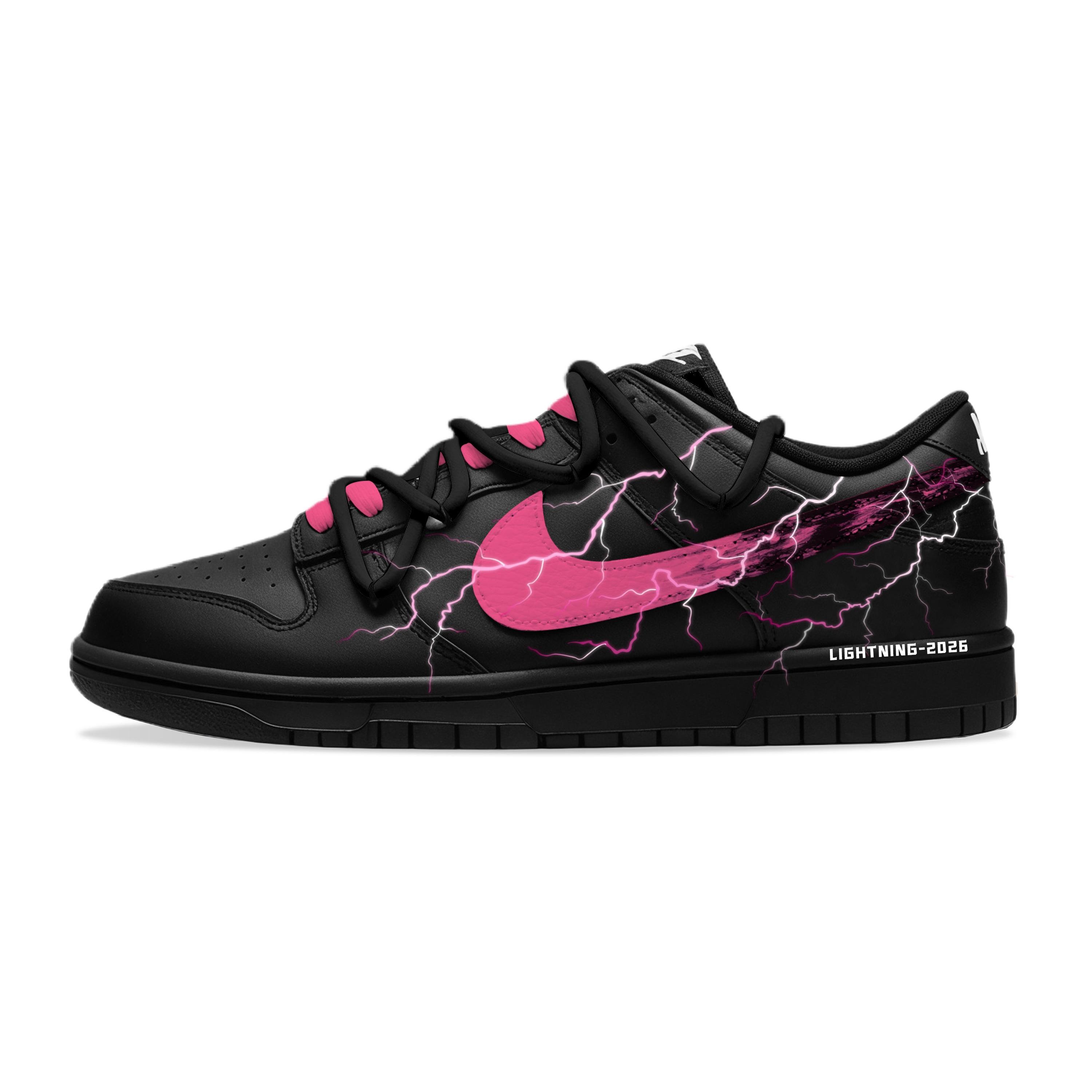 Nike Dunk Cyber Lightning Low top Skateboard Shoes Men s Pink Black IO7606-010(Team1565-) 41
Nike Dunk Cyber Lightning Low top Skateboard Shoes Men s Pink Black IO7606-010(Team1565-) 41