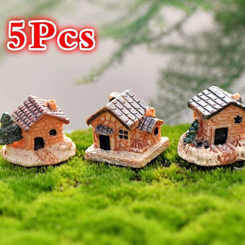Creative New 5Pcs Mini Doll House Stone House Resin Decorations For Home And Garden DIY Decorations(Style Random) Home Ornament
Creative New 5Pcs Mini Doll House Stone House Resin Decorations For Home And Garden DIY Decorations(Style Random) Home Ornament