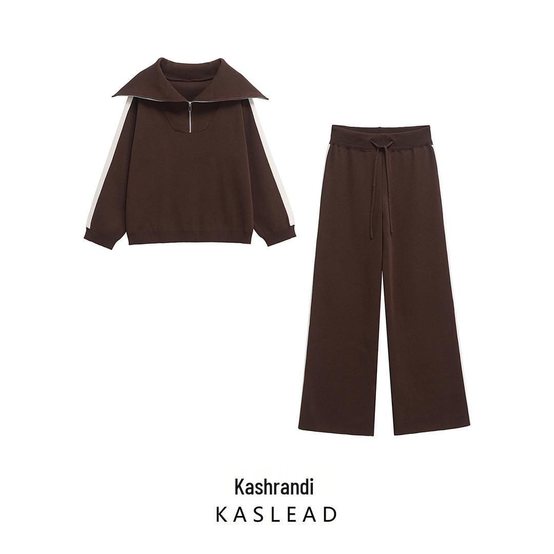 Spring 2025 Women s European & American Style Long Sleeve Stand Collar Knitted Sweatshirt with Long Pants M
Spring 2025 Women s European & American Style Long Sleeve Stand Collar Knitted Sweatshirt with Long Pants M
