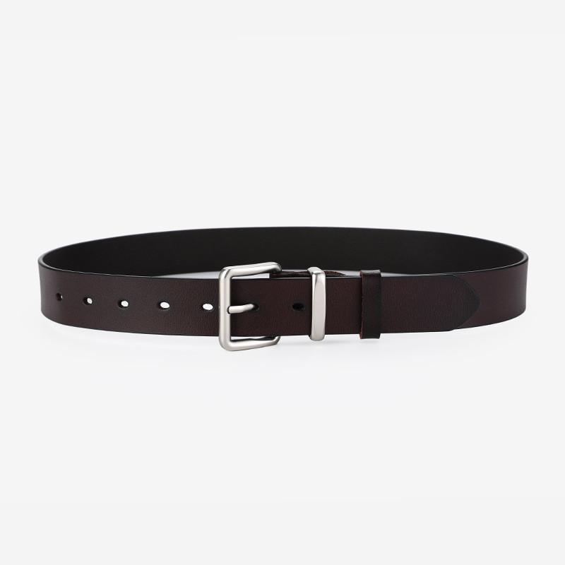 Minimalist Leather Belt For Women And Men With Pin Buckle And Vintage Style For Casual Jeans Wearing Silver Brown,110cm
Minimalist Leather Belt For Women And Men With Pin Buckle And Vintage Style For Casual Jeans Wearing Silver Brown,110cm