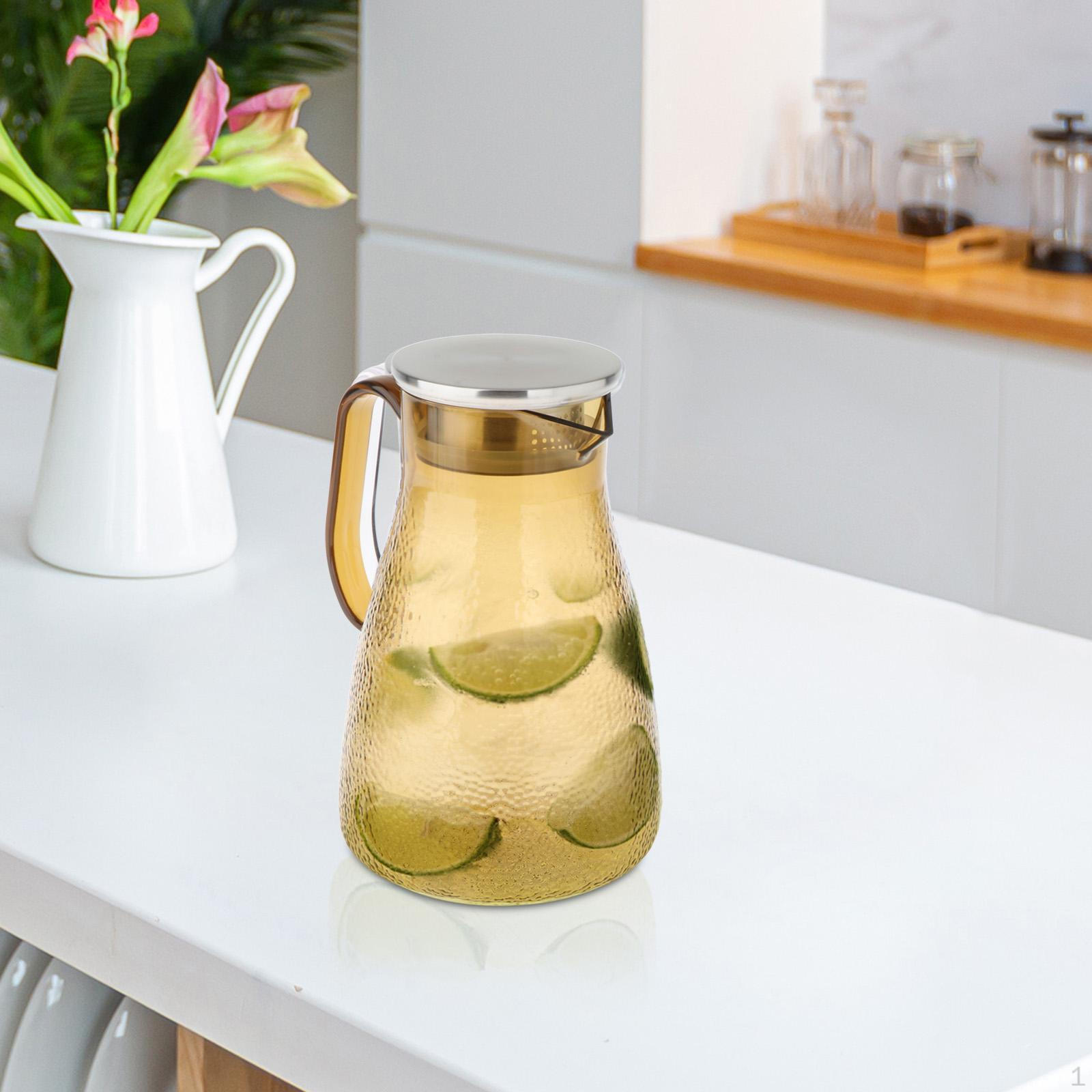 50oz Water Kettle Pitcher with Handle, Beverage Pitcher, Versatile Drink Jug Juice Milk жовтий
50oz Water Kettle Pitcher with Handle, Beverage Pitcher, Versatile Drink Jug Juice Milk жовтий