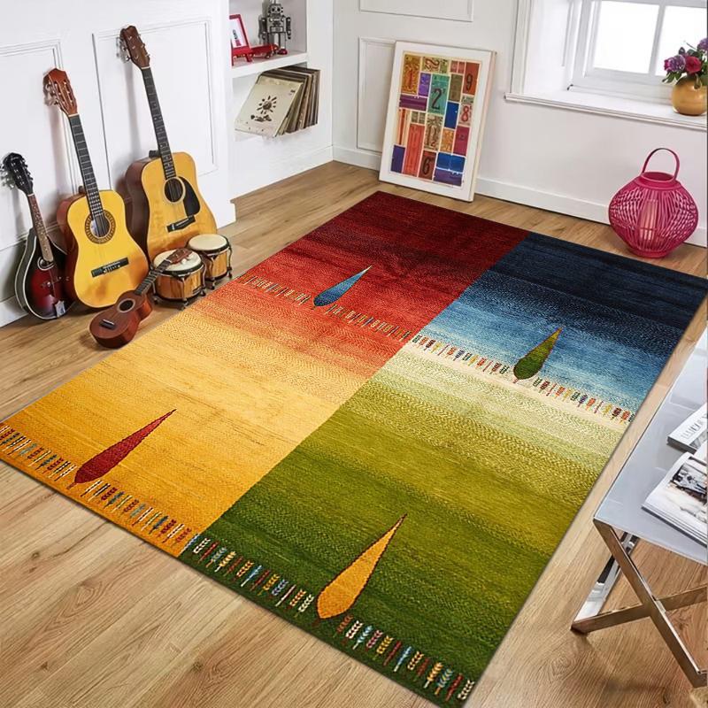 Multicolor Four Seasons Tree Area Rug Modern Abstract Gradient Block Tree Pattern Non Slip Washable Bathroom Floor Carpet Nordic 40X60cm
Multicolor Four Seasons Tree Area Rug Modern Abstract Gradient Block Tree Pattern Non Slip Washable Bathroom Floor Carpet Nordic 40X60cm