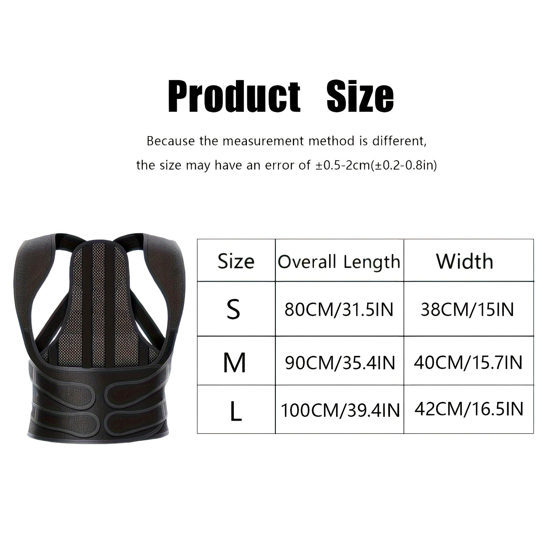 Back Brace Posture Corrector For Unisex Shoulder Straightener Adjustable Full Back Support Upper Hunchback Spine Corrector L
Back Brace Posture Corrector For Unisex Shoulder Straightener Adjustable Full Back Support Upper Hunchback Spine Corrector L
