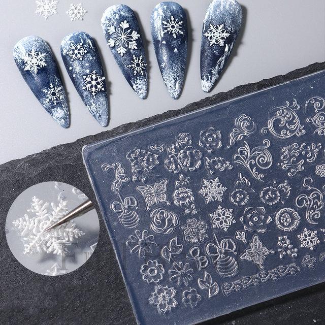 3D силіконова форма для різьблення по нігтях Сніжинка Метелик Мультидизайн Пластина для штампування Гелеві трафарети DIY Манікюрні аксесуари Інструменти для нігтів
3D силіконова форма для різьблення по нігтях Сніжинка Метелик Мультидизайн Пластина для штампування Гелеві трафарети DIY Манікюрні аксесуари Інструменти для нігтів