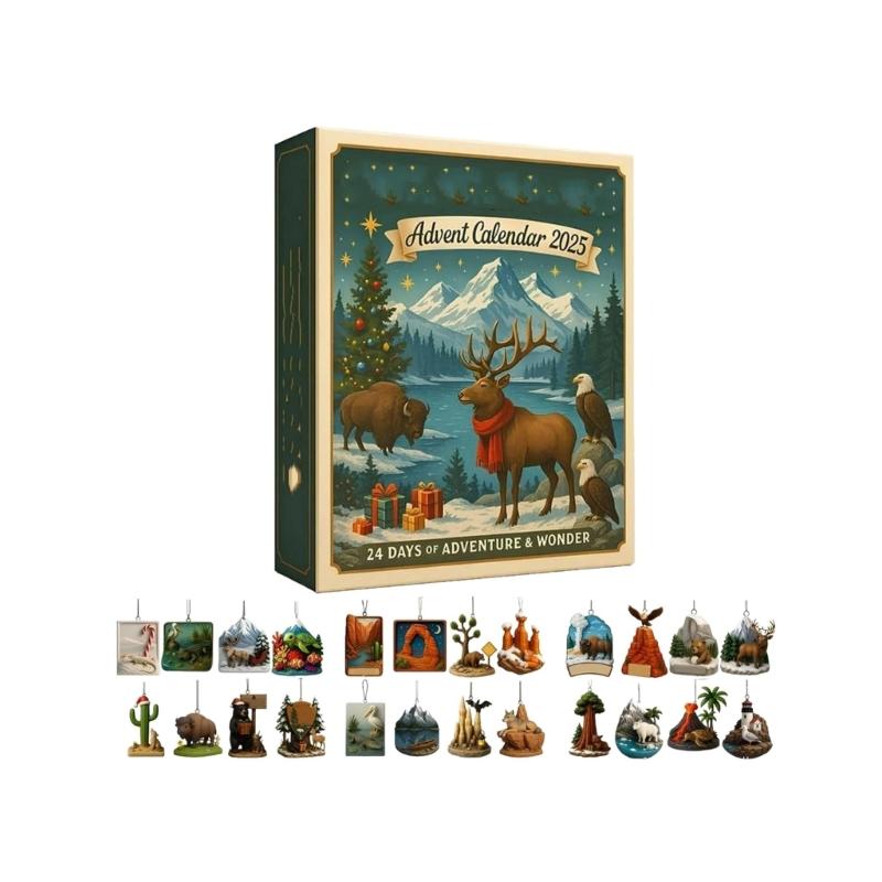 2025 Sustainable Christmas Countdowns Calendars 24 Day National Park Design For Family Holiday Tradition & Kids Surprise Gifts 1
2025 Sustainable Christmas Countdowns Calendars 24 Day National Park Design For Family Holiday Tradition & Kids Surprise Gifts 1