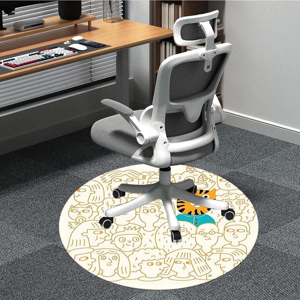 1pc Tiger Community Office Round Area Rug, Indoor Mat Suitable ForOffice, Under Office Chairs Bedroom Living Room Home Decor, Room Decot059 80cm by 80cm
1pc Tiger Community Office Round Area Rug, Indoor Mat Suitable ForOffice, Under Office Chairs Bedroom Living Room Home Decor, Room Decot059 80cm by 80cm