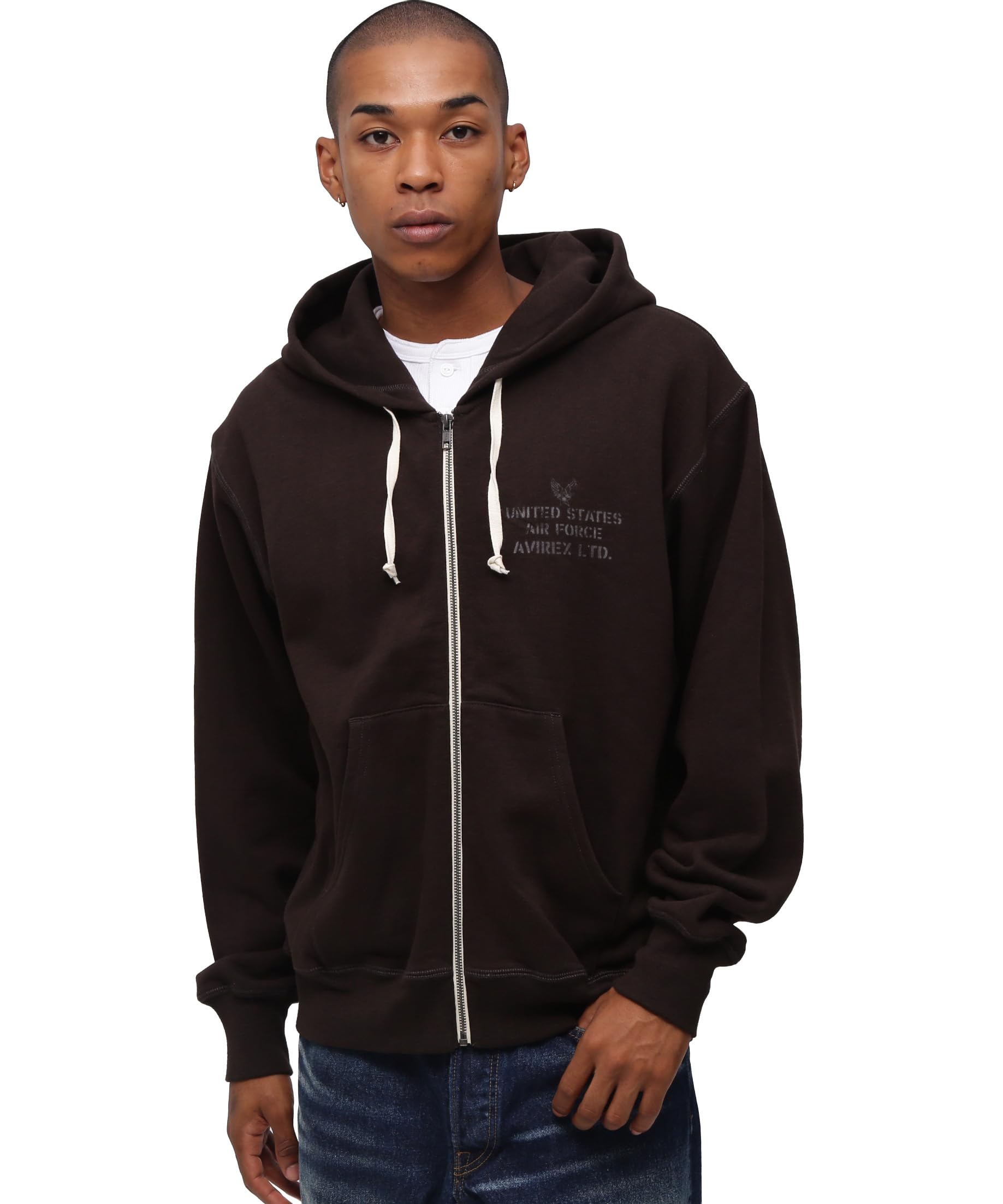 AVIREX VINTAGE ZIP UP HOODIE Men s M 410 Charcoal 783-5231008
AVIREX VINTAGE ZIP UP HOODIE Men s M 410 Charcoal 783-5231008