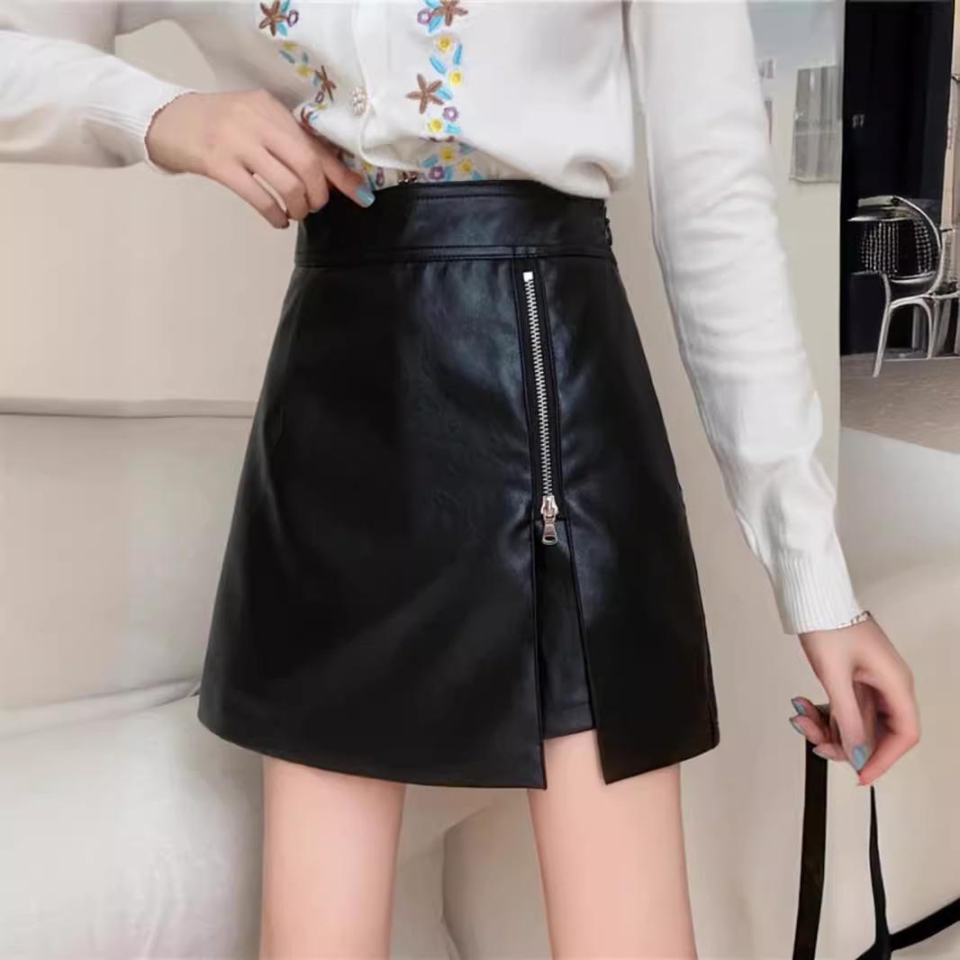 2025 Autumn/Winter High Waist PU Leather Midi Skirt: Hip-Hugging, Slimming, with Zipper - A-Line Design Small чёрный
2025 Autumn/Winter High Waist PU Leather Midi Skirt: Hip-Hugging, Slimming, with Zipper - A-Line Design Small чёрный