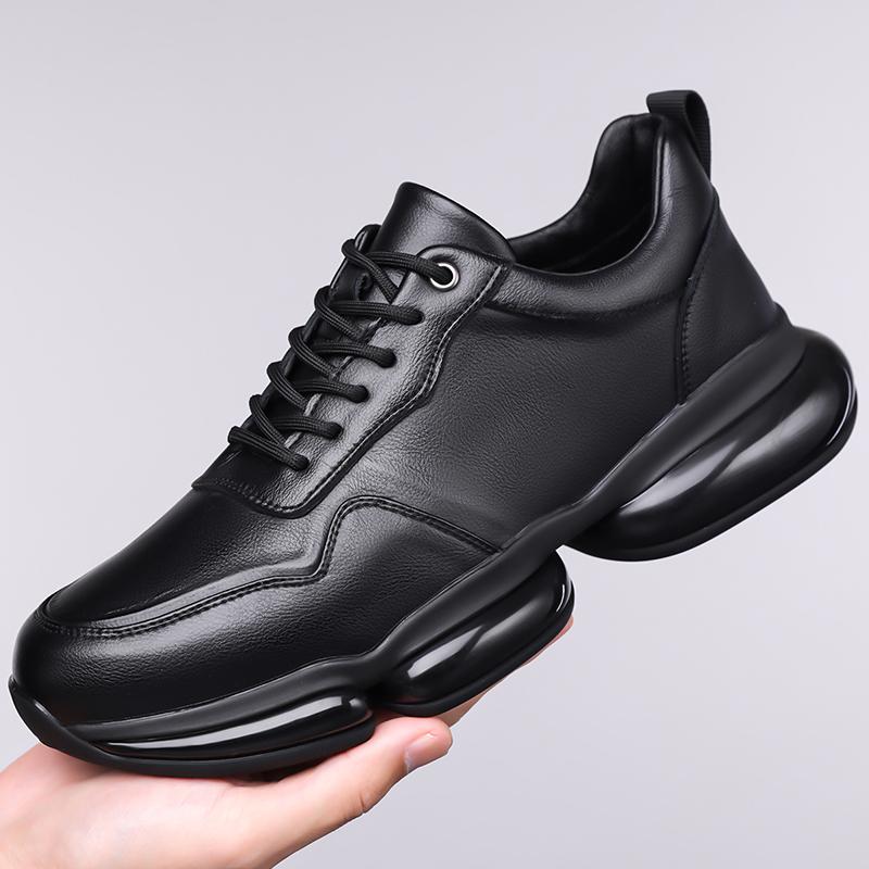 Fashion 2025 New Arrival Male Flats Men s Leather Sports Shoes Casual Running Shoes Comfortable Walking Shoes Non-Slip Sole Sneakers 46 чёрный
Fashion 2025 New Arrival Male Flats Men s Leather Sports Shoes Casual Running Shoes Comfortable Walking Shoes Non-Slip Sole Sneakers 46 чёрный