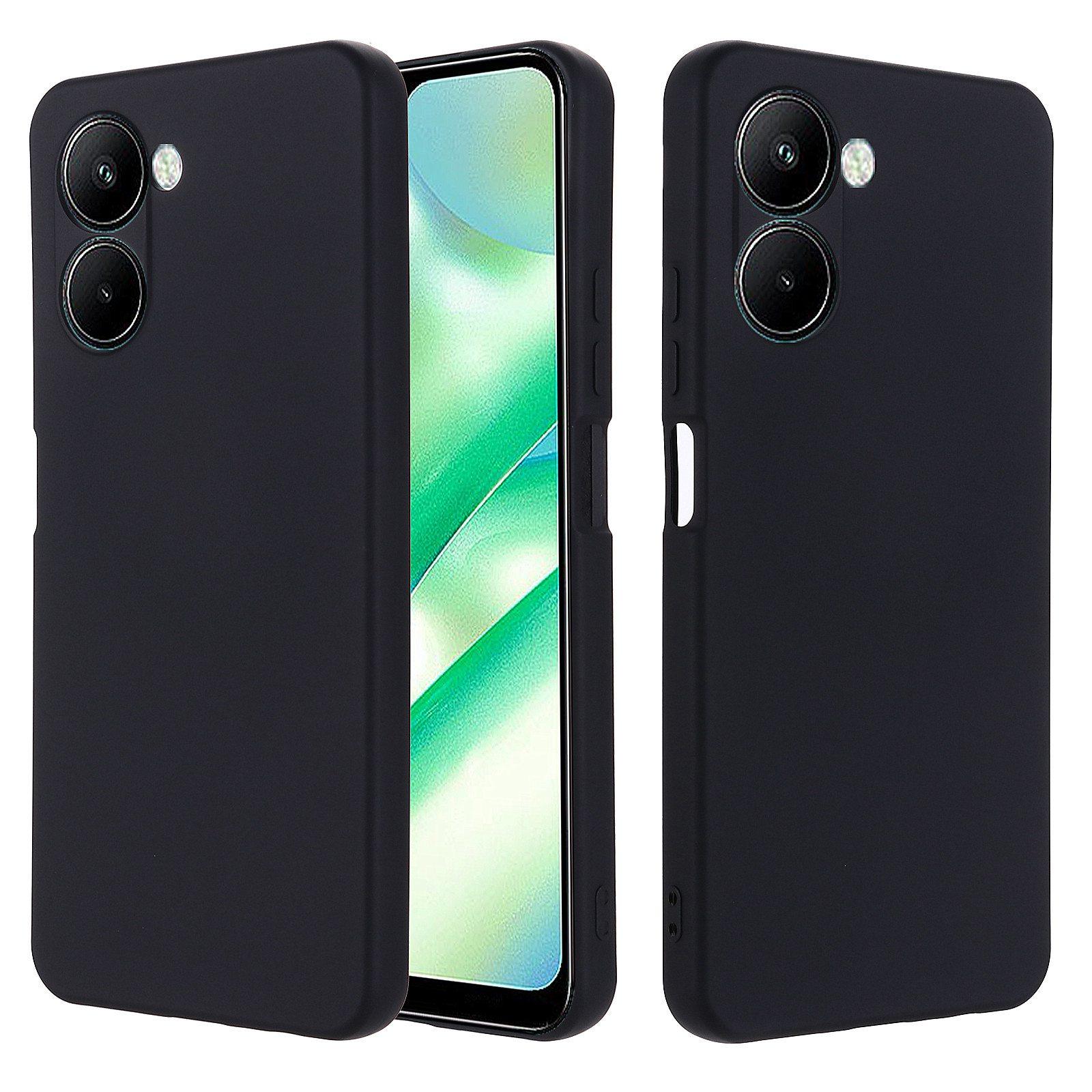 For Realme C33 2023 4G/C33 4G Liquid Silicone Cell Phone Case Anti-Scratch Soft Protective Cover with Strap Black
For Realme C33 2023 4G/C33 4G Liquid Silicone Cell Phone Case Anti-Scratch Soft Protective Cover with Strap Black