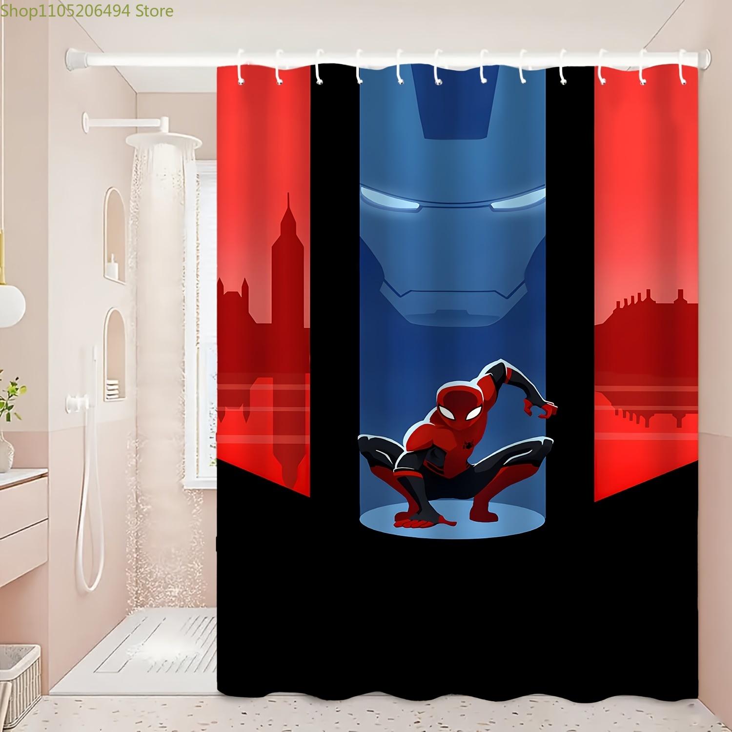 A Printed Shower Curtain Featuring Spider- And Iron Patterns, Made of Durable Polyester Fabric, Suitable for Cozy Home Bathroo 90x180cm
A Printed Shower Curtain Featuring Spider- And Iron Patterns, Made of Durable Polyester Fabric, Suitable for Cozy Home Bathroo 90x180cm
