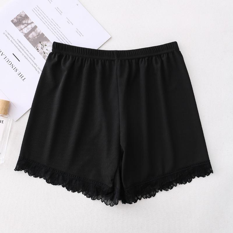 Защитные штаны Ice Silk Thread, контрастные по цвету женские кружевные шорты, не подворачивающиеся, противоскользящие леггинсы больших размеров M чёрный
Защитные штаны Ice Silk Thread, контрастные по цвету женские кружевные шорты, не подворачивающиеся, противоскользящие леггинсы больших размеров M чёрный