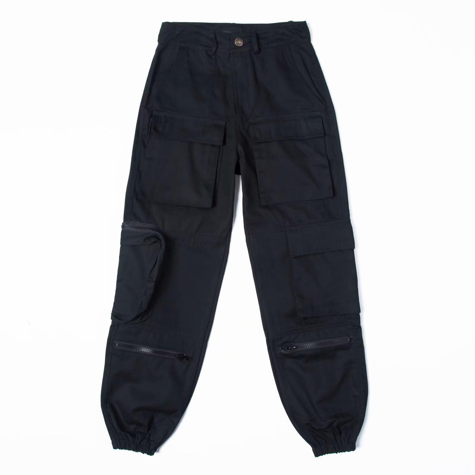 Уличные брюки с высокой талией в стиле сафари, женские лоскутные брюки-хиппи с карманами, однотонные повседневные мешковатые брюки-карго, черные S чёрный
Уличные брюки с высокой талией в стиле сафари, женские лоскутные брюки-хиппи с карманами, однотонные повседневные мешковатые брюки-карго, черные S чёрный