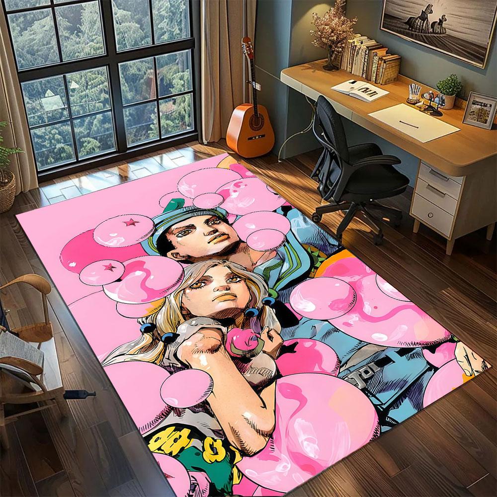 JoJo Manga Art Carpet for Living Room Bedroom Home Decor Cool Movie Mat Play Floor Mat 60x90cm
JoJo Manga Art Carpet for Living Room Bedroom Home Decor Cool Movie Mat Play Floor Mat 60x90cm