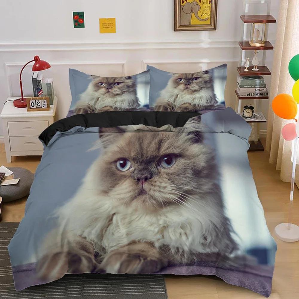 Cat Lovely Animal Kitten Comfortable Duvet Quilt Cover Pillowcase Bedding Set Children Bedroom Decoration Home Textile 70x133cm 2pcs
Cat Lovely Animal Kitten Comfortable Duvet Quilt Cover Pillowcase Bedding Set Children Bedroom Decoration Home Textile 70x133cm 2pcs
