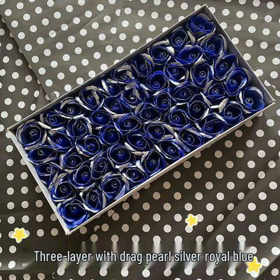 Three-Layer Blue Rose Soap Flower with Base for Florist DIY Gifts
Three-Layer Blue Rose Soap Flower with Base for Florist DIY Gifts