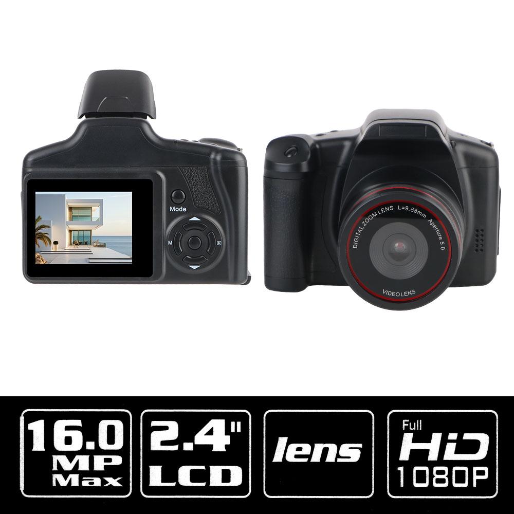 2.4 LCD Screen 16.0 Megapixels Sensor Digital Zoom Lens USB 2.0 SLR Camera 1080P HD HD Videocam XJ05 140° Wide Angle XJ05
2.4 LCD Screen 16.0 Megapixels Sensor Digital Zoom Lens USB 2.0 SLR Camera 1080P HD HD Videocam XJ05 140° Wide Angle XJ05