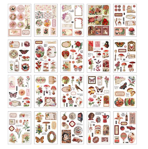 Mr.paper 4 Styles 20Pcs / Set Retro Plant Sticker Book Creative INS Style Hand Account Material Paper Decorative Stickers
Mr.paper 4 Styles 20Pcs / Set Retro Plant Sticker Book Creative INS Style Hand Account Material Paper Decorative Stickers