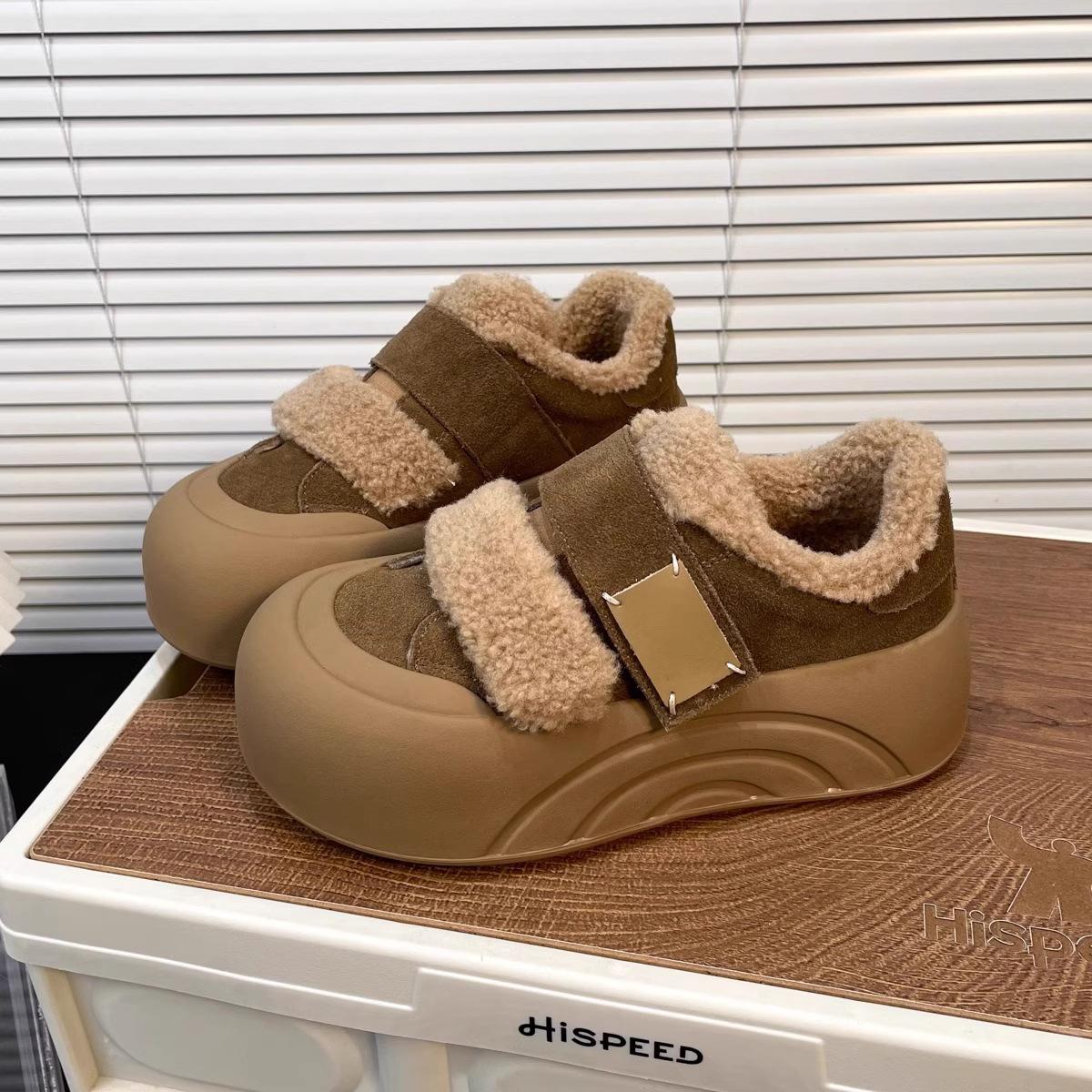 Women s thick soled round toe with plush and thickened 2026 autumn and winter new casual board shoes cotton shoes 40 хакі
Women s thick soled round toe with plush and thickened 2026 autumn and winter new casual board shoes cotton shoes 40 хакі