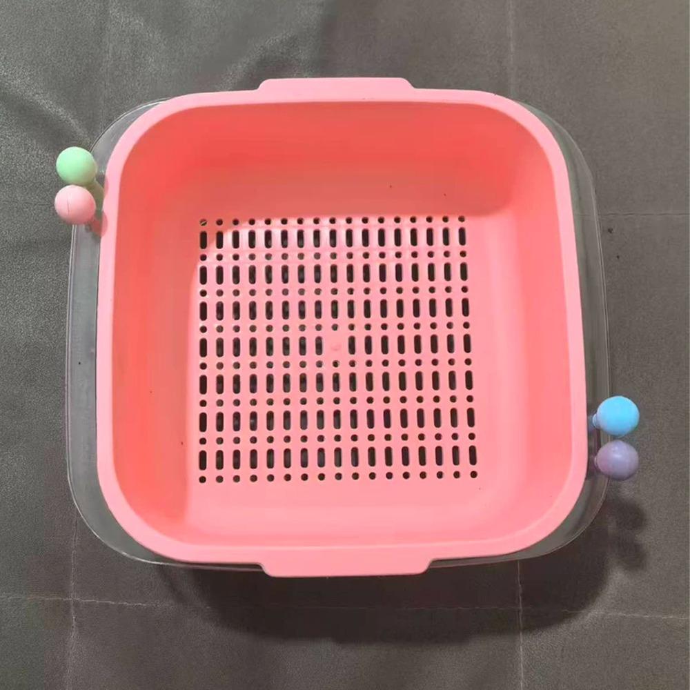 Dual Layer Fruit Bowl with Fork Large Capacity Vegetable Draining Basket Berry Storage
Dual Layer Fruit Bowl with Fork Large Capacity Vegetable Draining Basket Berry Storage