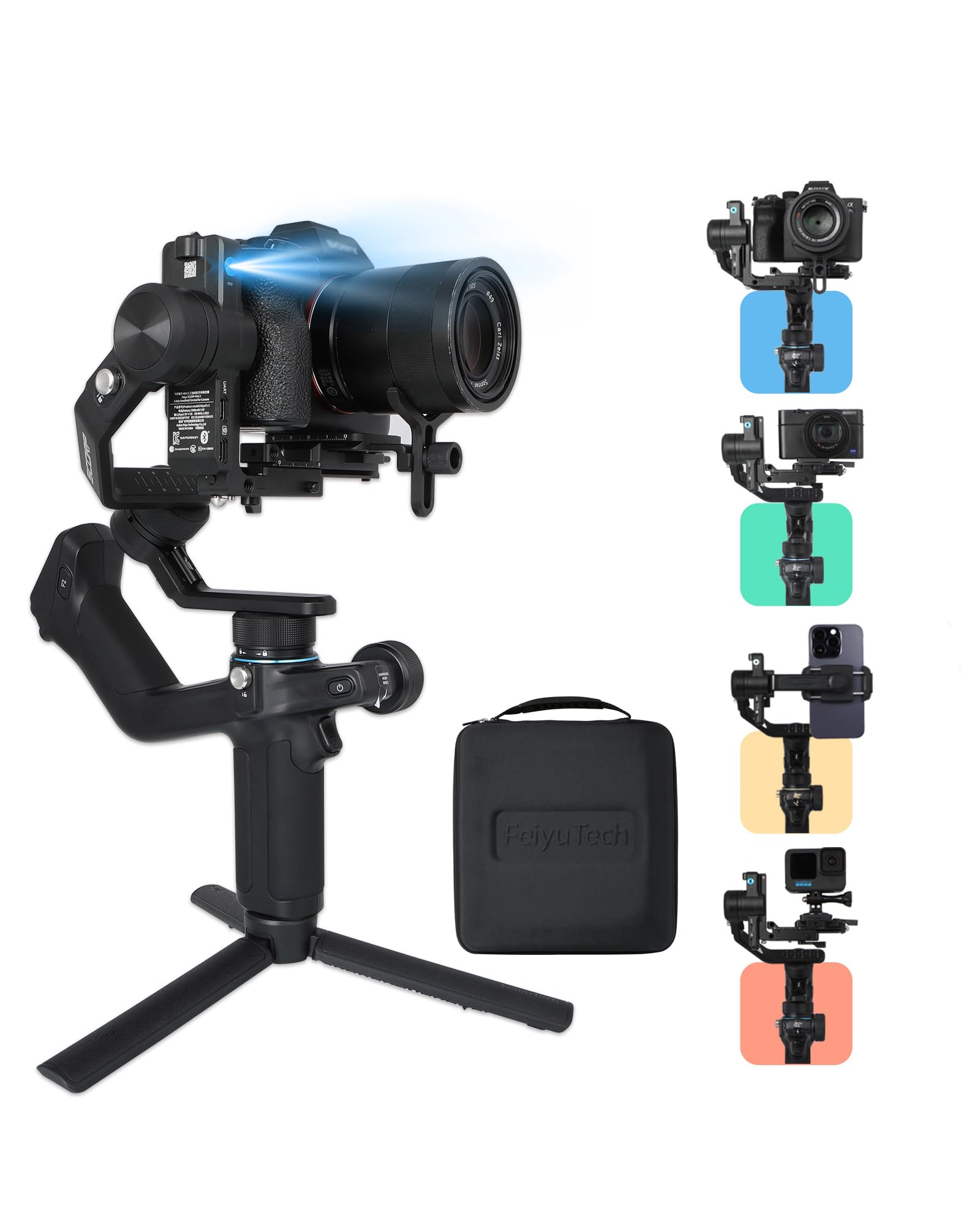 FeiyuTech 2 Stabilizer 2024 Gold Award Complete Pack for Gimbal Payload Magnetic Extension and Dedicated Storage Black FY07412 SCORP-Mini All-in-One чорний
FeiyuTech 2 Stabilizer 2024 Gold Award Complete Pack for Gimbal Payload Magnetic Extension and Dedicated Storage Black FY07412 SCORP-Mini All-in-One чорний