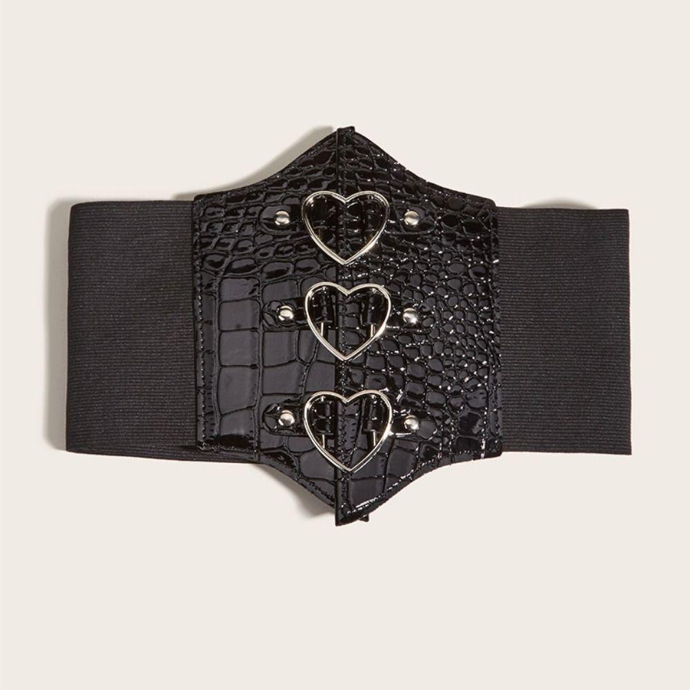 PU Leather Female Waistband Dress Girdle Wide Waist Belt Slimming Love Buckle Cummerbunds Female золотий
PU Leather Female Waistband Dress Girdle Wide Waist Belt Slimming Love Buckle Cummerbunds Female золотий
