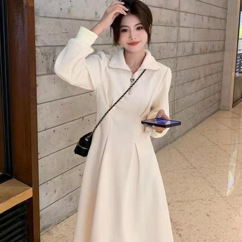 Women s Plus Size Waffle Knit Long Sleeve Dress with Cinched Waist and Polo Collar - New 2025 Spring/Autumn Style Medium чорний
Women s Plus Size Waffle Knit Long Sleeve Dress with Cinched Waist and Polo Collar - New 2025 Spring/Autumn Style Medium чорний