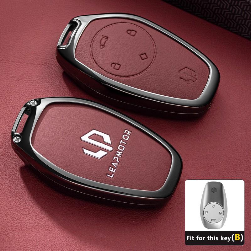 Чехол для ключа автомобиля для Leapmotor T03 S01 C11 C10 C01 из цинкового сплава и кожи, защитный корпус для пульта, кольцо-брелок, аксессуары Keyfob for Leapmotor
Чехол для ключа автомобиля для Leapmotor T03 S01 C11 C10 C01 из цинкового сплава и кожи, защитный корпус для пульта, кольцо-брелок, аксессуары Keyfob for Leapmotor