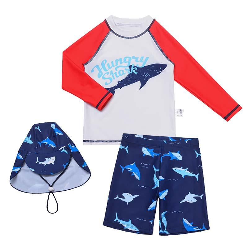 Boys 3-Piece Quick-Drying Sun Protection Swimsuit Set For height 110cm, weight up to 19kg
Boys 3-Piece Quick-Drying Sun Protection Swimsuit Set For height 110cm, weight up to 19kg