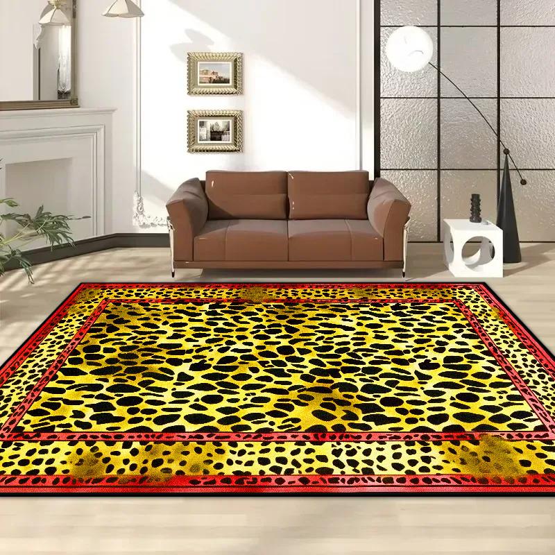 American Style Leopard Print Living Room Carpet Modern Decoration Sofa Area Easy Clean Rug Home Bedroom Entrance Door Mat 60*90cm
American Style Leopard Print Living Room Carpet Modern Decoration Sofa Area Easy Clean Rug Home Bedroom Entrance Door Mat 60*90cm