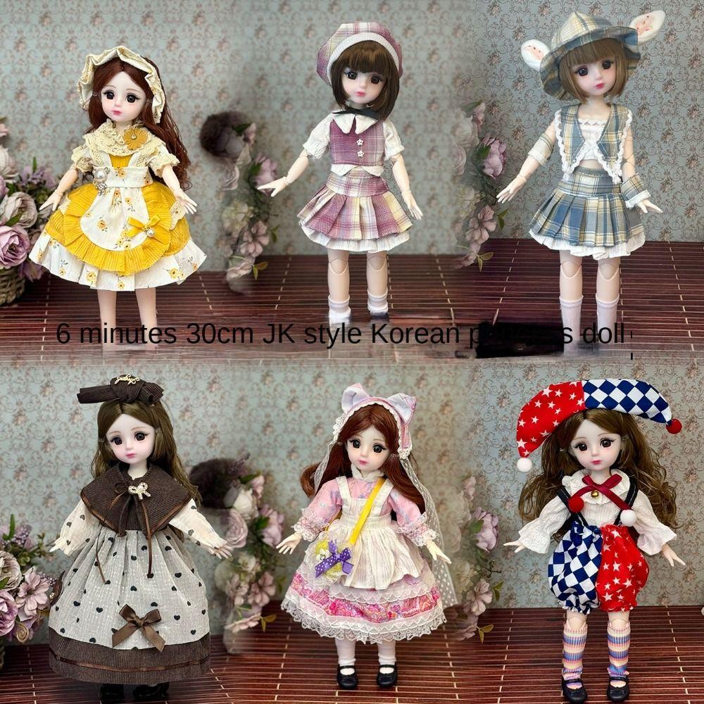 With Clothes Removable Joints Doll 3D Eyes 1/6 Bjd Dolls Mini Dolls 30cm BJD Doll Children Toys style M
With Clothes Removable Joints Doll 3D Eyes 1/6 Bjd Dolls Mini Dolls 30cm BJD Doll Children Toys style M