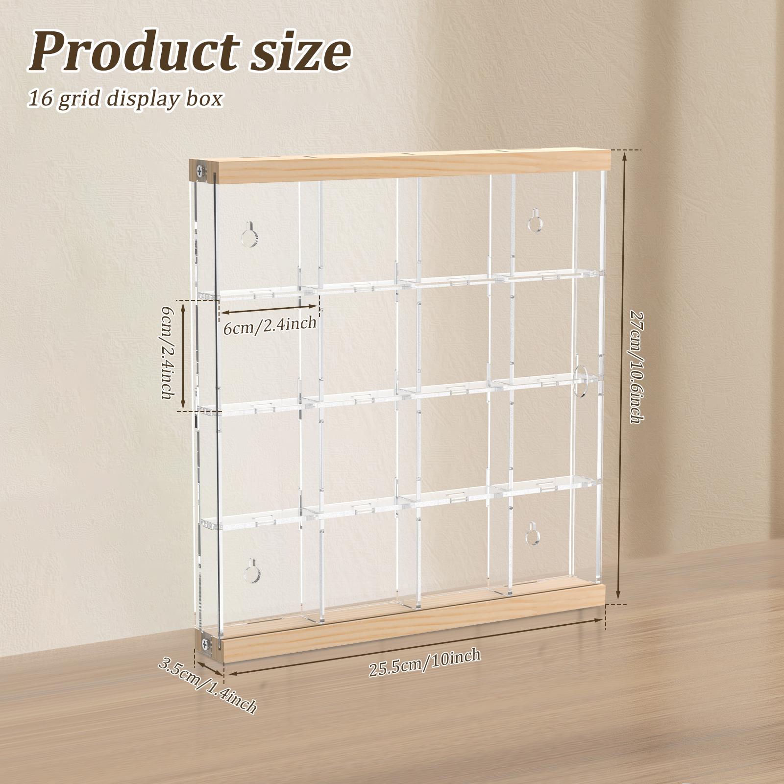 16/24 Grids Acrylic Coin Holder Clear Challenge Coin Display Box Military Medals Badges Display Case Versatile Home Decoration
16/24 Grids Acrylic Coin Holder Clear Challenge Coin Display Box Military Medals Badges Display Case Versatile Home Decoration