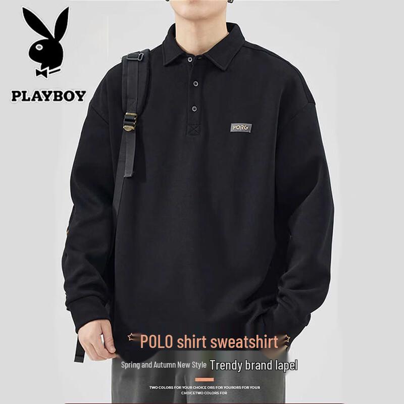 Playboy Men s Autumn Long-Sleeve Polo T-Shirt M
Playboy Men s Autumn Long-Sleeve Polo T-Shirt M