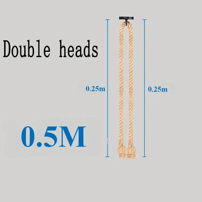 Vintage LED Lights E27 Base Lamps Holder Chandeliers Retro Double Heads Hemp Rope Pendant Lamps Home Restaurant Ceiling Lights No Bulb
Vintage LED Lights E27 Base Lamps Holder Chandeliers Retro Double Heads Hemp Rope Pendant Lamps Home Restaurant Ceiling Lights No Bulb