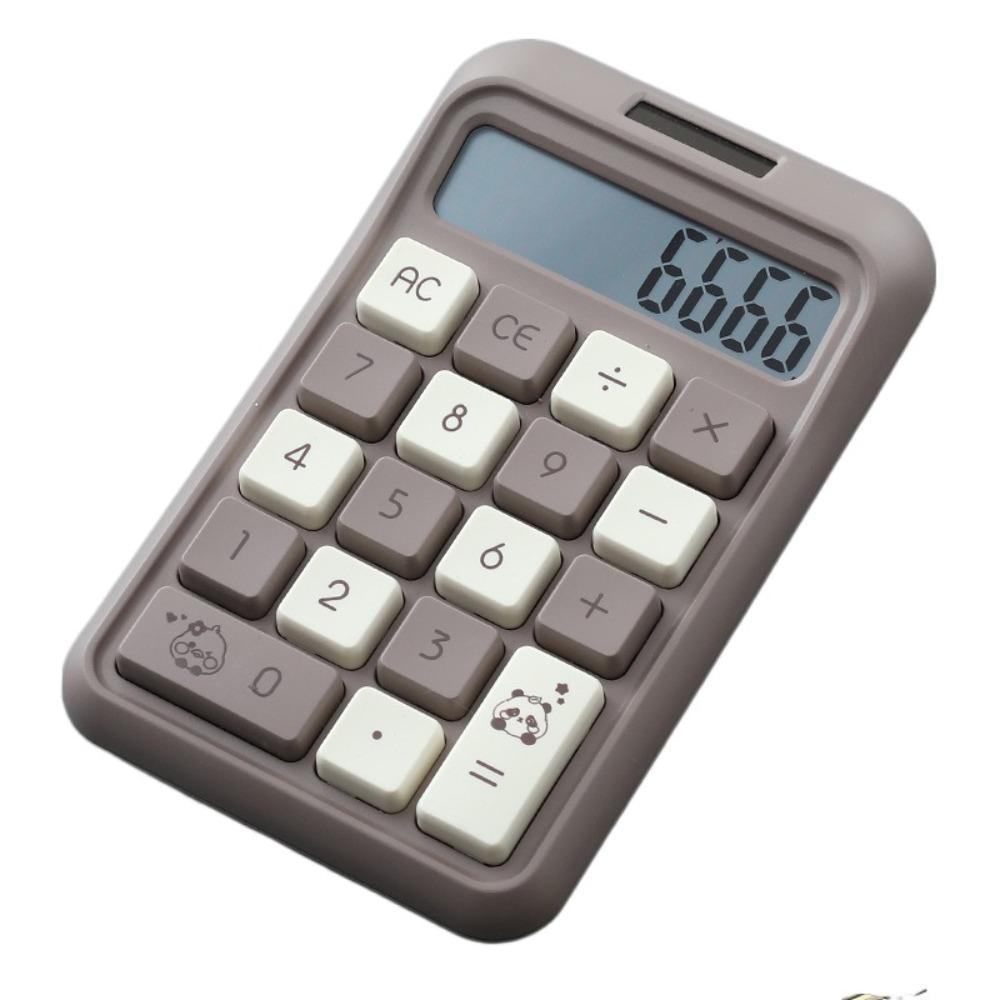 Клавиатурный калькулятор с двойным питанием 8-разрядные математические калькуляторы школьные принадлежности коричневый