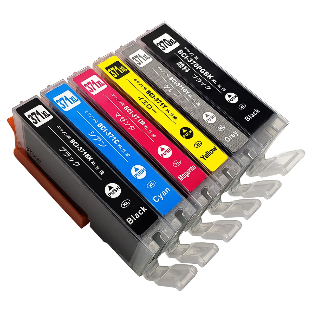 Гарантія Сумісний Canon XL Чорнило з Індикатором Залишку для PIXUS 3-річні Картриджі BCI-370/BCI-371, Підвищеної Ємності, 6-колірний, Чіп, MG7730/TS8030
Гарантія Сумісний Canon XL Чорнило з Індикатором Залишку для PIXUS 3-річні Картриджі BCI-370/BCI-371, Підвищеної Ємності, 6-колірний, Чіп, MG7730/TS8030